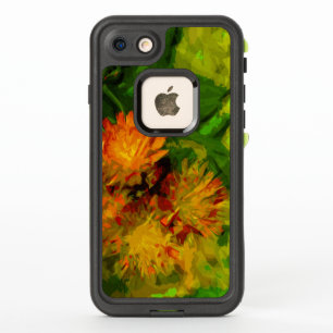 Orange Hawkweed Wildblume Blüten Abstrakt