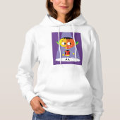 Orange Head Character Hoodie (Vorderseite)