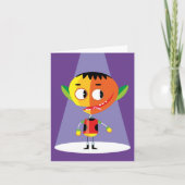 Orange Head Character Karte (Vorderseite)