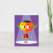 Orange Head Character Karte