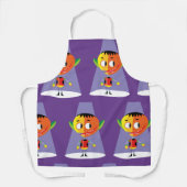 Orange Head Character Schürze (Vorderseite)