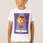 Orange Head Character T-Shirt (Vorderseite)