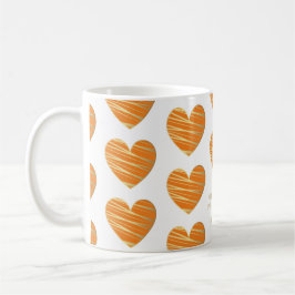 Orange Heart Best Friends All Occasion Gift  Kaffeetasse