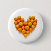 Orange Heart Button (Vorderseite)