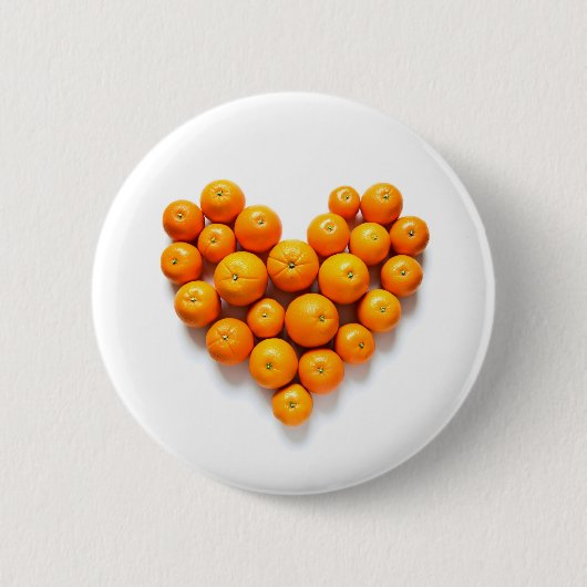 Orange Heart Button (Vorderseite)