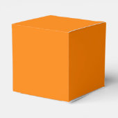 Orange Heart Favor Box Geschenkschachtel (Rückseite)