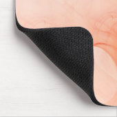 Orange Heart Line Mousepad (Ecke)