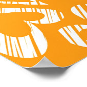 Orange Hearts Poster (Ecke)