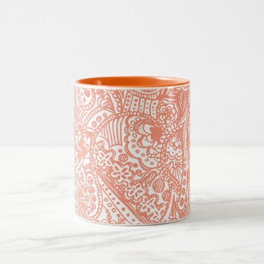 Orange Henna Tasse (Mittel)