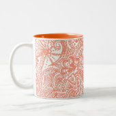 Orange Henna Tasse (Links)