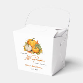 Orange Herbst Herbst Ein kleines Pumpkin Baby Dusc Geschenkschachtel