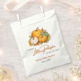 Orange Herbst Herbst Ein kleines Pumpkin Baby Dusc Geschenktütchen