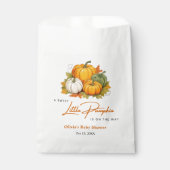 Orange Herbst Herbst Ein kleines Pumpkin Baby Dusc Geschenktütchen (Vorderseite)