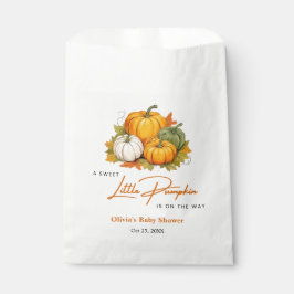 Orange Herbst Herbst Ein kleines Pumpkin Baby Dusc Geschenktütchen