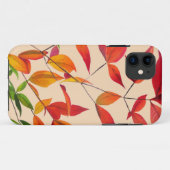 Orange Herbst hinterlässt originale Aquarellkunst Case-Mate iPhone Hülle (Rückseite (Horizontal))