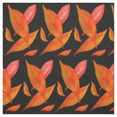 Orange Herbst Saisonblatt Kunst Stoff (Muster)