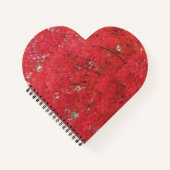 Orange-Herbstlaub-Notebook Notizblock (Vorderseite)