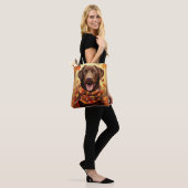 ORANGE HERBSTLAUBS CHOCOLATE LABRADOR RETRIEVER TASCHE (Am Model)