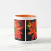 Orange Herbstliche Blume Tasse Getränke (Zentrum)