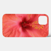 Orange Hibisken Blume Macro iPad Case (Rückseite (Horizontal))