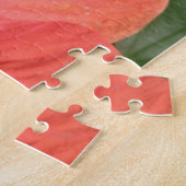 Orange Hibisken Blume Makro Puzzle (Seite)