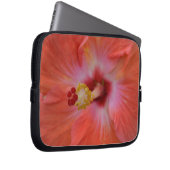 Orange Hibisken Notebook-Bag Laptopschutzhülle (Vorne Rechts)