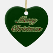 Orange Hibiskus Blume Keramikornament (Hinten)