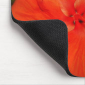 Orange Hibiskus Blume Mousepad (Ecke)