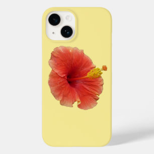 Orange Hibiskus Blume Tropenflora Case-Mate iPhone 14 Hülle