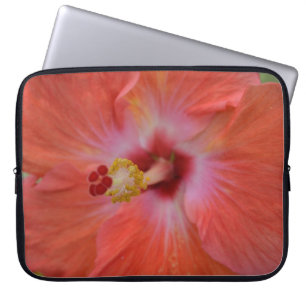 Orange Hibiskus Laptop Sleeve