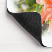 Orange Hibiskus Mousepad (Ecke)