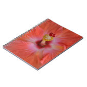 Orange-Hibiskus-Notebook Notizblock (Linke Seite)