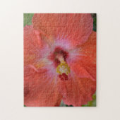 Orange Hibiskus Puzzle (Vertikal)