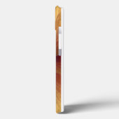 Orange Hibiskus Ruffle Case-Mate iPhone Hülle (Rückseite / Links)