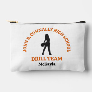 Orange High School Drill-Team-Tänzerin Personalisi Zubehörtasche