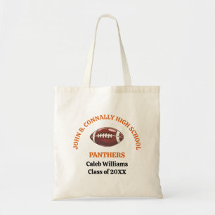 Orange High School Footballmannschaft Personalisie Tragetasche