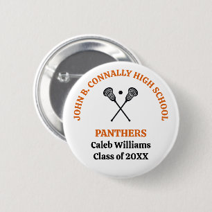 Orange High School Lacrosse-Mannschaft Personalisi Button