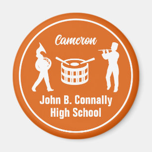 Orange High School Marching Band Personalisiert Magnet