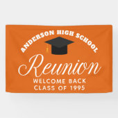 Orange High School Wiedersehen Custom Welcome Banner (Horizontal)