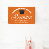 Orange High School Wiedersehen Custom Welcome Banner (InSitu)
