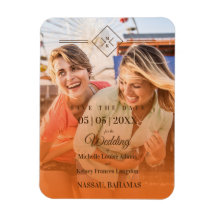 Orange Hochzeit in Urlaubsort Gay Lesbian Wedding