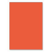 Orange Hochzeit Tischnummer (Rückseite)