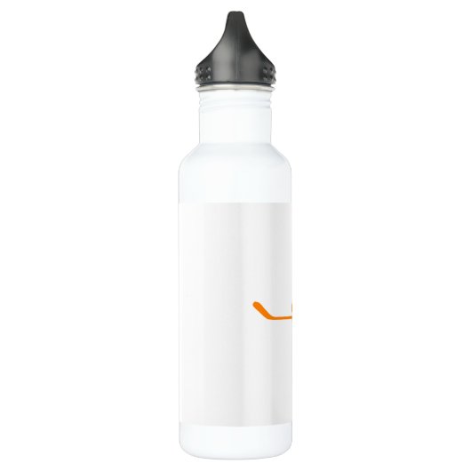 Orange Hockey Trinkflasche (Links)