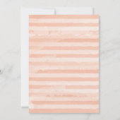 Orange Honey Blooms Floral First Holy Communion Einladung (Rückseite)