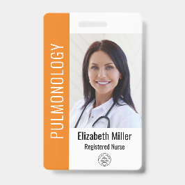 Orange Hospital Medical Employee Foto ID Ausweis