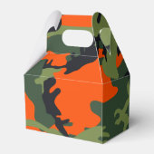 Orange Hunter Camouflage Geschenkschachtel (Rückseite)