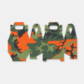Orange Hunter Camouflage Geschenkschachtel (Ungefaltet)
