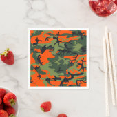 Orange Hunter Camouflage Serviette (Beispiel)