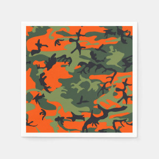 Orange Hunter Camouflage Serviette