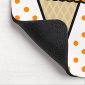 Orange Ice Creme Cone Mousepad (Ecke)